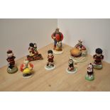 A group of six Robert Harrop Designs Beano and Dandy figures, Dennis The Menace, Gnasher,