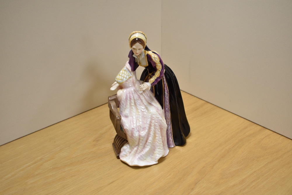 A limited edition Royal Doulton bone china figurine 'Catherine Howard' HN3449, limiited edition