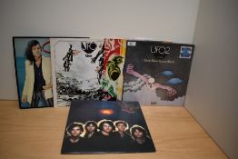 A 14 album rock lot with UFO and more on offer here - all grade around VG or better