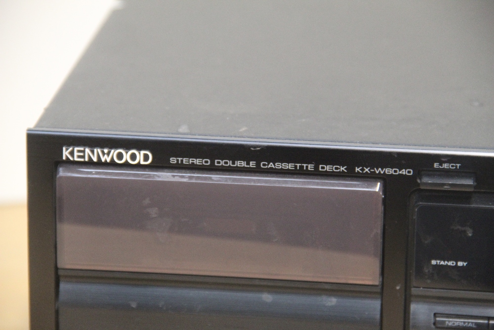 A Kenwood Double Cassette player KX W6040 - in excellent condition - Image 2 of 3