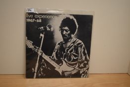 '' Jimi Hendrix - live experience 1967-68 '' A rare private / promotional press album - vg+ / vg +
