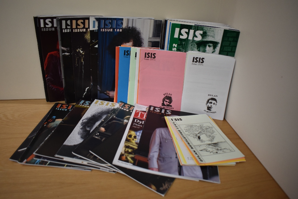 A selection of original Bob Dylan ' Isis ' fan curated magazines - some brilliant reading here and
