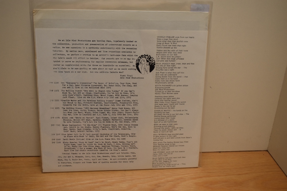 Rolling Stones 1975 tour of the Americas part two in VG+ -A rare private / promo / fan album - - Image 2 of 2