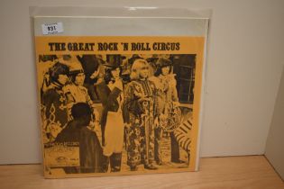 '' Rolling Stones '' great rock and roll circus with Cream and The Who. A rare promotional / private