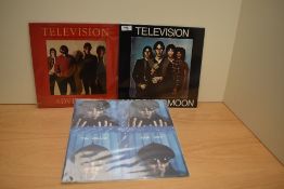 A classic new wave lot with both Televison albums and a Tom Verlaine solo album in VG+