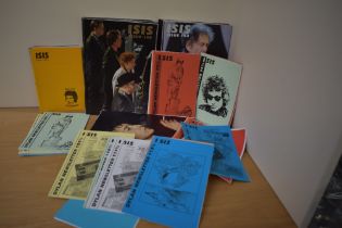 A selection of original Bob Dylan ' Isis ' fan curated magazines - some brilliant reading here and