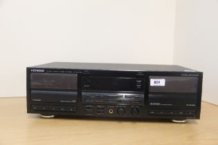 A Kenwood Double Cassette player KX W6040 - in excellent condition