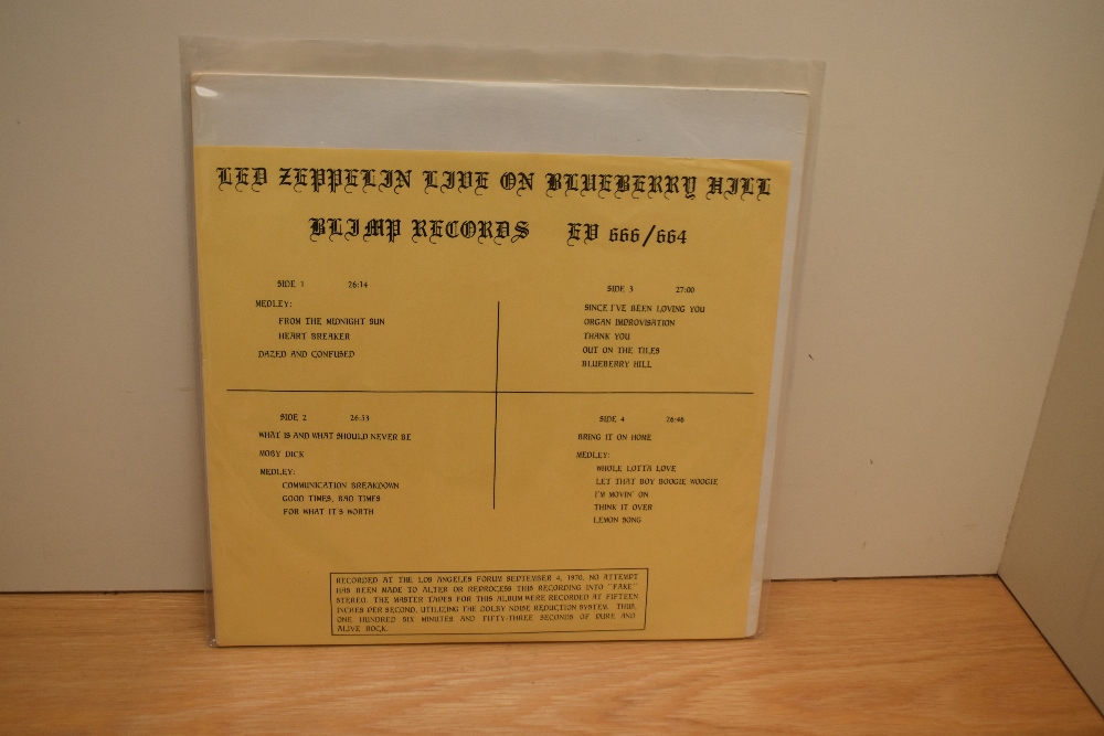 Led Zep - double set ' Live ' on Blueberry Hill ' LA 1970 A rare promotional / private pressing - - Image 2 of 2