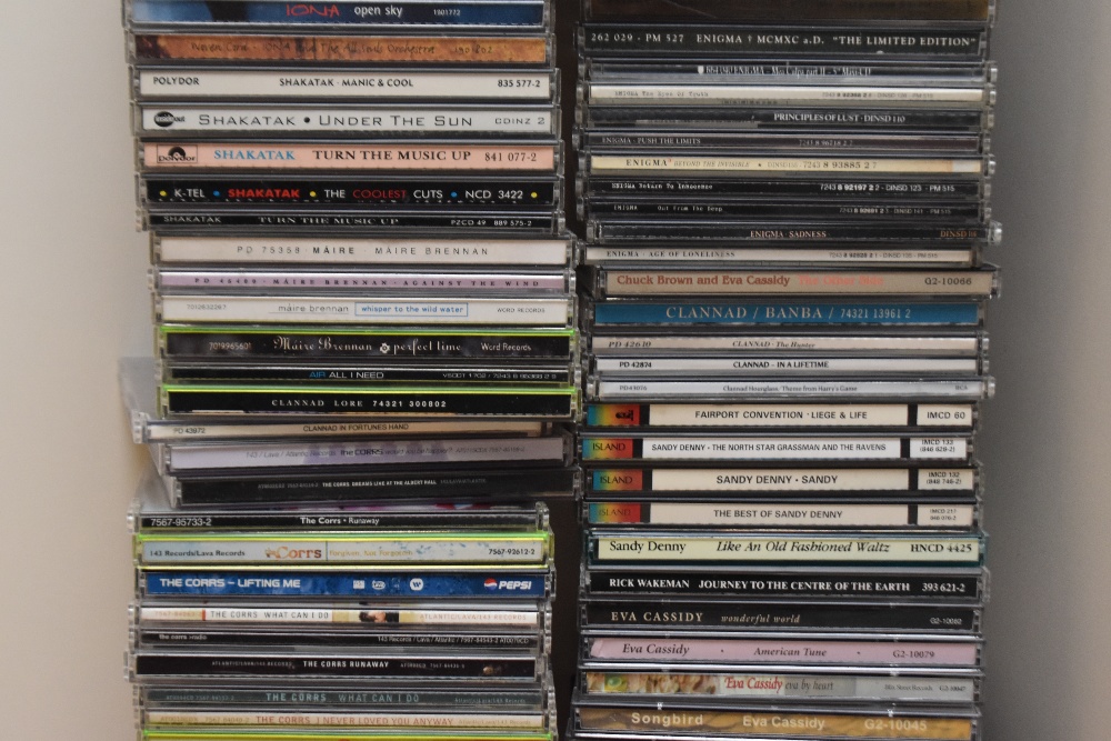 A large box of compact discs as in photos - some decent potential here for resale - rock , pop and - Image 3 of 4