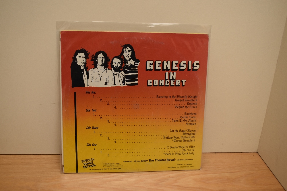 '' Genesis '' In Concert '' 1975 - Double. A rare promotional / private pressing - these records - Image 2 of 2