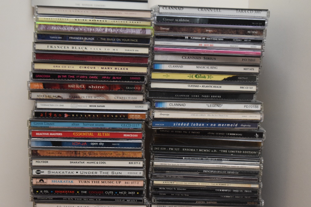 A large box of compact discs as in photos - some decent potential here for resale - rock , pop and - Image 2 of 4