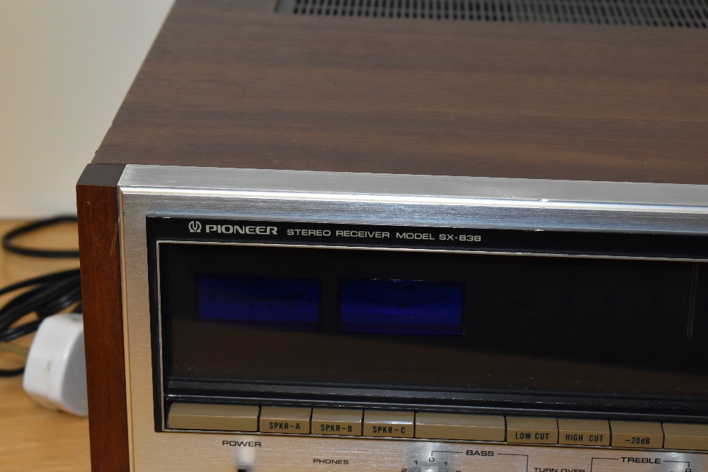 A Pioneer SX 838 Amplifier - works well - sounds superb - all switches and lights in full working - Image 2 of 8