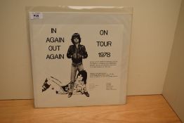 '' Rolling Stones '' in and out again on tour ' 78. A rare promotional / private pressing - these