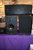 A set of Ms10i Speakers ( Mordaunt Short ) three in total in this lot