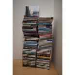 A large box of compact discs as in photos - some decent potential here for resale - rock , pop and