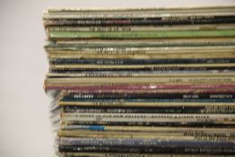 A lot of seventy albums , rock , pop , jazz , country and more - potential resale lot on offer here