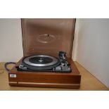 A Dual 1019 turntable complete with Plinth and dust cover / lid - Goldring MM Cartridge - fully