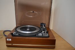 A Dual 1019 turntable complete with Plinth and dust cover / lid - Goldring MM Cartridge - fully