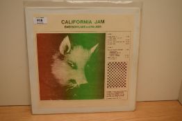 '' ELP '' California Jam. A rare promotional / private pressing - these records have become