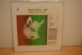 '' ELP '' California Jam. A rare promotional / private pressing - these records have become