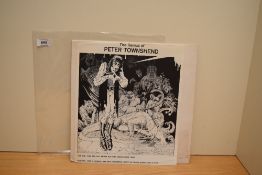 '' The genius of Peter Townshend '' Who interest.A rare private / promotional press album - vg+ / vg