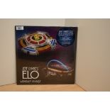 A rare sealed vinyl copy of Jeff Lynne's ELO live at Wembley Stadium 2017 - mint and sealed and