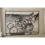 A poster for the movie ' Easy Rider ' our last one ! These have been selling well - classic
