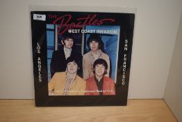 '' Beatles ''West Coast Invasion '' rare interviews. A rare promotional / private pressing - these