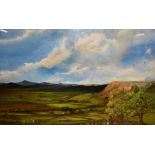 *Local Interest - William A. Evans (20th Century), oil painting, A view towards Whitbarrow Scar with