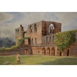 *Local Interest - 19th/20th Century British School, watercolour, Furness Abbey, Barrow-in-Furness,