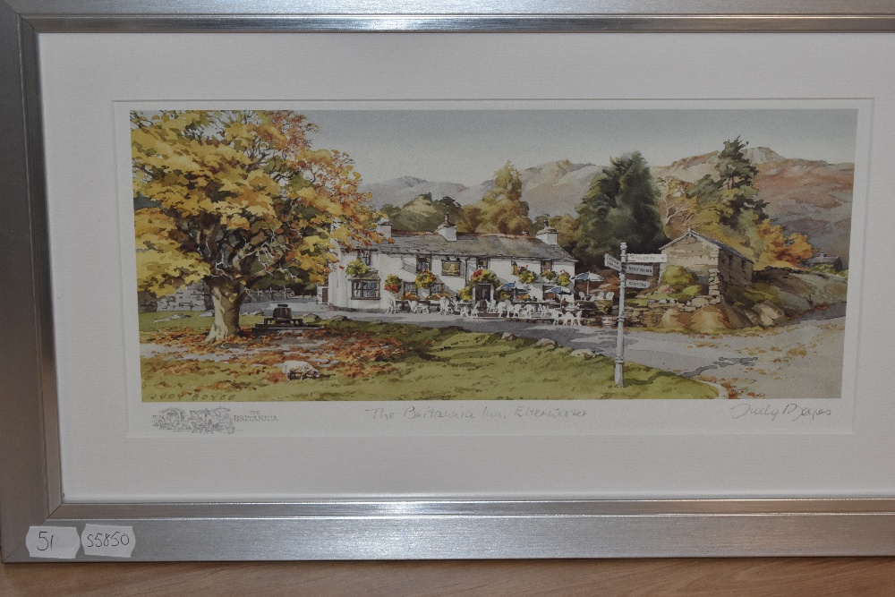 *Local Interest - After Judy Boyes (20th Century, British), coloured prints, 'The Britannia Inn, - Image 4 of 8