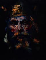 After Alan McGowan (1926-2019, Australian), coloured print, 'Alfred The Great', signed in pen to the
