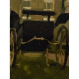 Francis Dunbar Marshall-Malagola R.B.A (1918-2001, British), oil on board, 'Cabriolet', a well