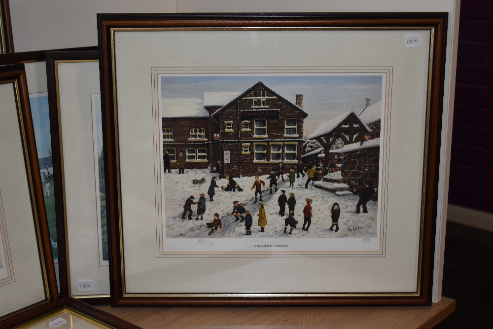 After Tom Dodson (1910-1991, British), coloured prints, A collection of framed and mounted prints - Image 3 of 7