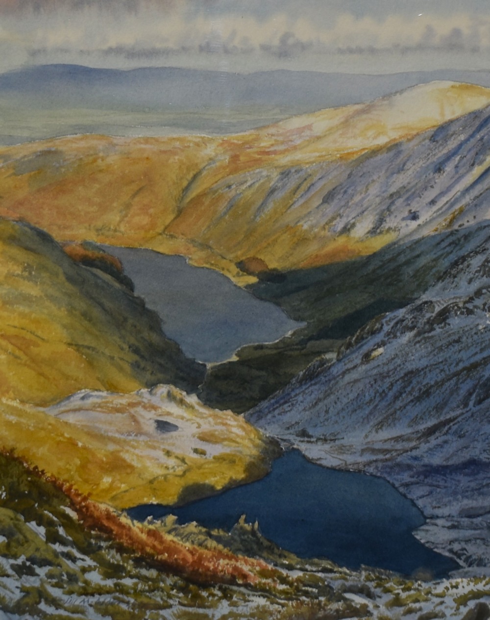 *Local Interest - Jill Aldersley (1943-2007, British), watercolour, 'Small Water & Haweswater', near