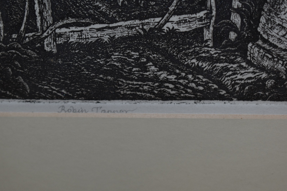 Robin Tanner (1904-1988, British), etching, The Old Road: Elegy for the English Elm I, signed to the - Image 3 of 4