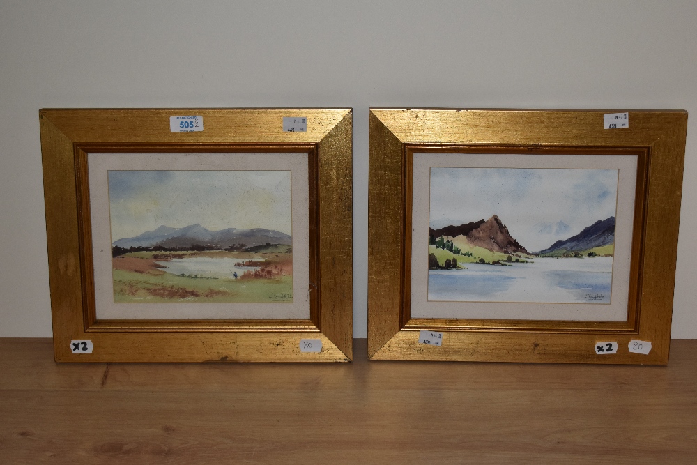 E. Tompkins (20th Century, British), watercolour, Two Lakeland landscapes to include a scene in - Image 2 of 5