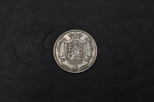 A 1836 William IV Silver Half Crown, in good condition, needs viewing