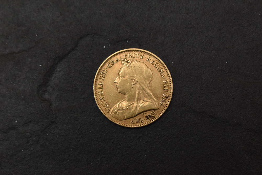 A 1893 Queen Victoria Gold Half Sovereign, Old Head, Royal Mint - Image 2 of 2