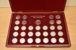 A Queen Elizabeth II United Kingdom London 2012 Olympic Commemorative Fifty Pence Collection