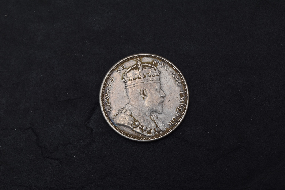 A 1903 Edward VII Silver One Dollar, Strait Settlements,, in very good condition, needs viewing - Image 2 of 2