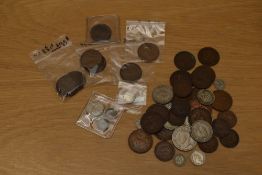 A small collection of Australia and New Zealand Copper Coins, Pennies and Half Pence, Australia
