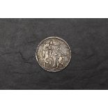 An Italian States, Respublica Lucensis, (lucca) One Scudo Silver Coin, Obv crowned Republic Arms