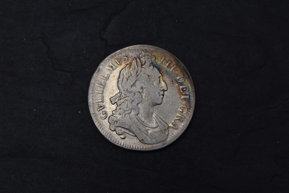 A 1696 William III Silver Crown, viewing recommended