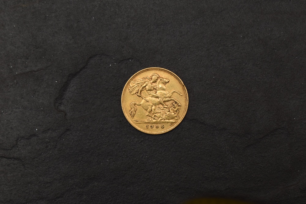 A 1904 Edward VII Gold Half Sovereign, Royal Mint