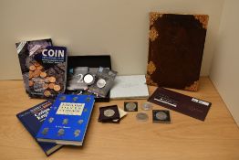 A collection of Cupro-Nickel GB Coins including Royal Mint Ship's Log The History of the Royal