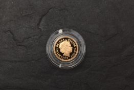 A 1998 Queen Elizabeth Gold Proof Half Sovereign, Old Head, Royal Mint, in case with certificates