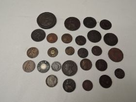 A collection of GB Copper Coins, Queen Victoria and earlier, Half Farthings to Two Pences