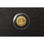A Gold Edward III Fantasy Coin, 22ct gold, weight 4g, in plastic capsule