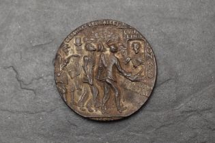 A British copy of the German WWI Propaganda Lusitania Medal in box